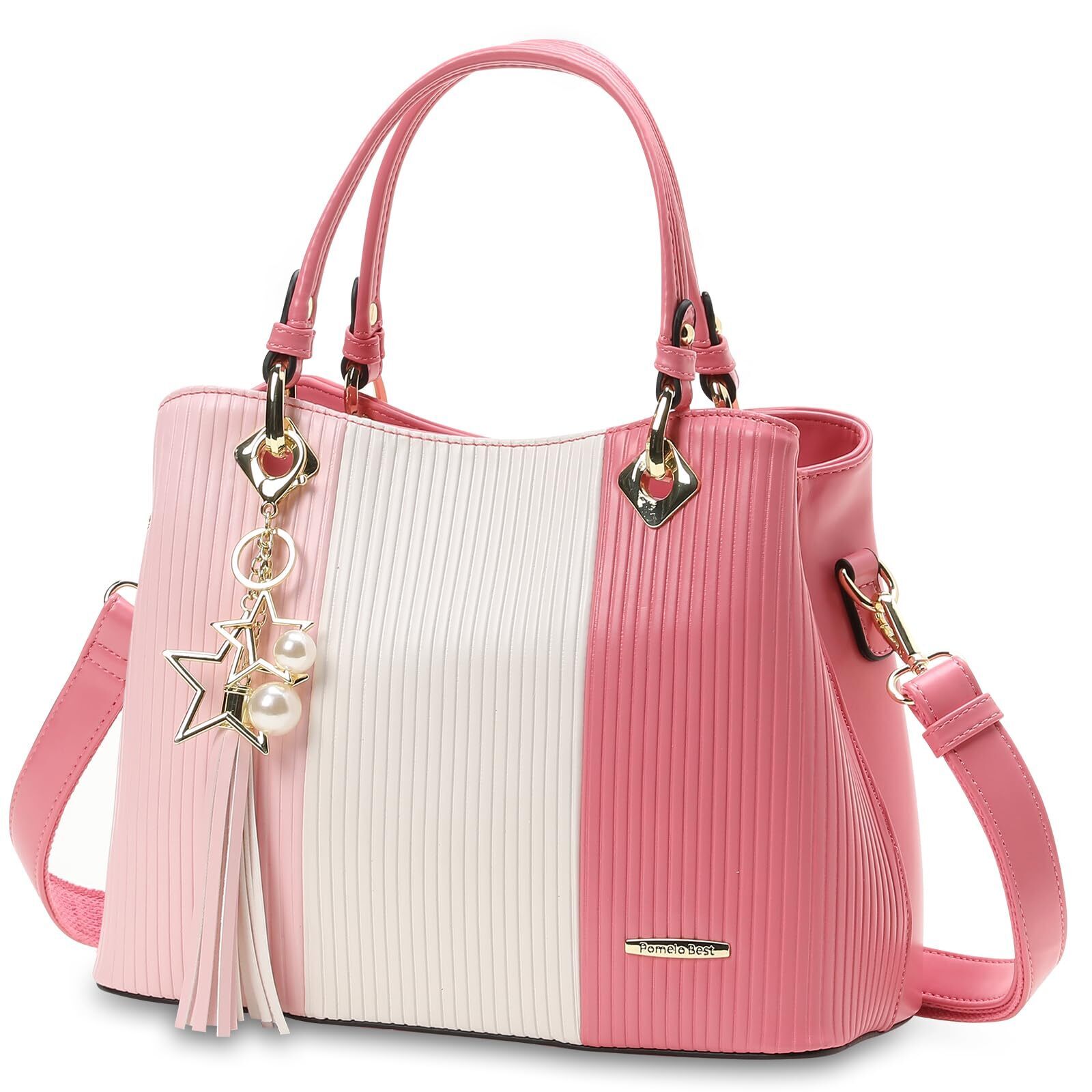 1983 Purses And Hangbags With Multiple Internal Pockets, Pu Leather Top